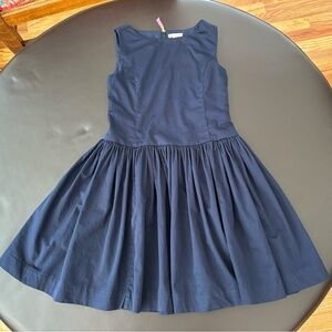 Crew cuts navy blue dress, size youth 10